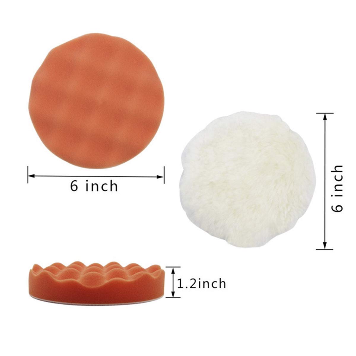 3/5/6Inch Sponge Polishing Pad - Polish Pad Set Buffer review and price