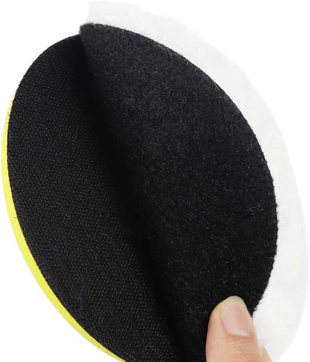 6 Pcs 5 Inch Wool Polishing Bu - Polish Pad Set Buffer review and price